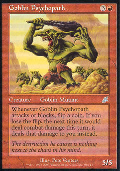 Goblin Psychopath (Scourge) Light Play Foil
