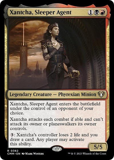 Xantcha, Sleeper Agent (Commander Masters) Near Mint Foil