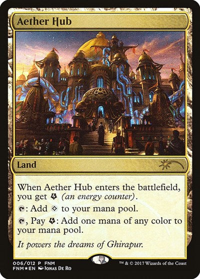 Aether Hub (Promos: FNM) Heavy Play Foil