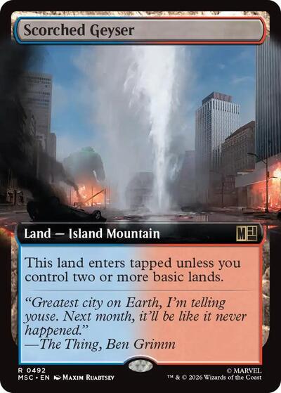 Scorched Geyser  Extended Art|1|0|0.00