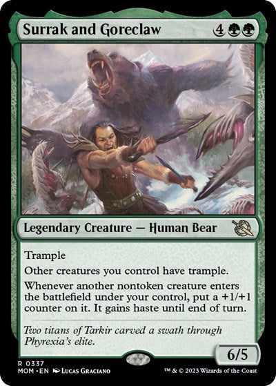 Surrak and Goreclaw (March of the Machine) Near Mint