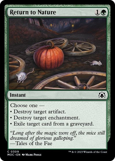 Return to Nature (Commander: March of the Machine) Near Mint