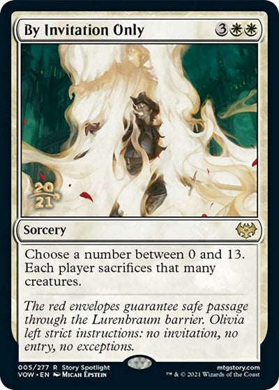 By Invitation Only (Promos: Prerelease Cards) Light Play Foil