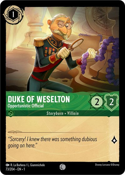 Duke of Weselton (The First Chapter) Near Mint Cold Foil