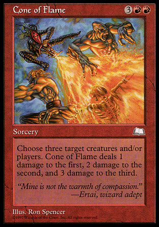 Cone of Flame (Weatherlight) Near Mint