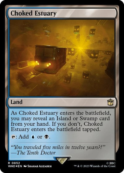 Choked Estuary (Surge Foil) (Universes Beyond: Doctor Who) Near Mint Foil