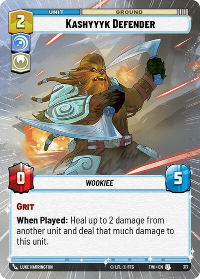 Kashyyyk Defender (Hyperspace) (Twilight of the Republic) Near Mint Foil