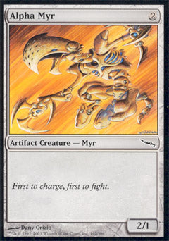 Alpha Myr (Mirrodin) Near Mint Foil