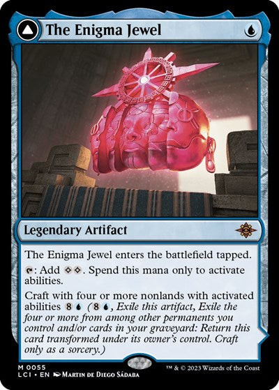 The Enigma Jewel (The Lost Caverns of Ixalan) Light Play Foil