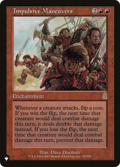 Impulsive Maneuvers (Secret Lair Commander: Heads I Win, Tails You Lose) Near Mint