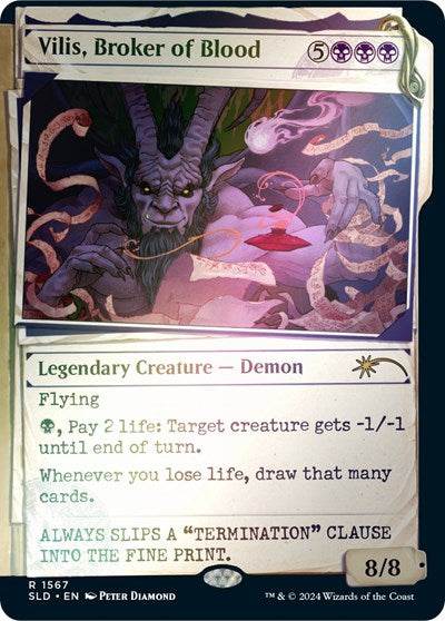 Vilis, Broker of Blood (Rainbow Foil) (Secret Lair) Near Mint Foil
