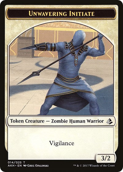 Unwavering Initiate   Wurm Double Sided Token|0|0|0.00
