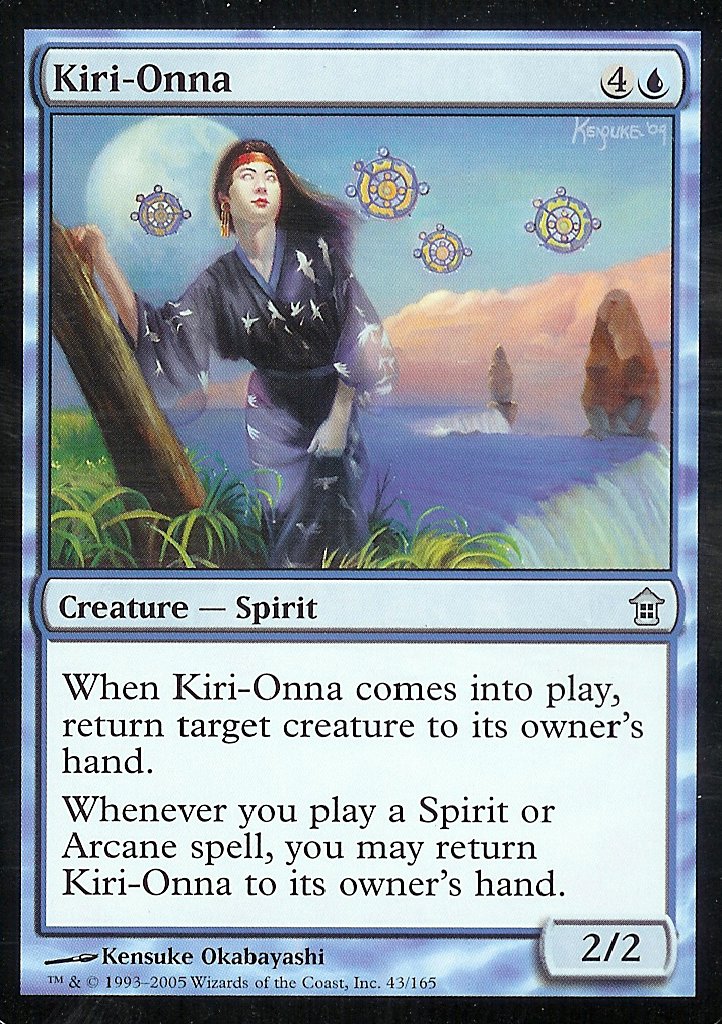 Kiri-Onna (Saviors of Kamigawa) Light Play Foil