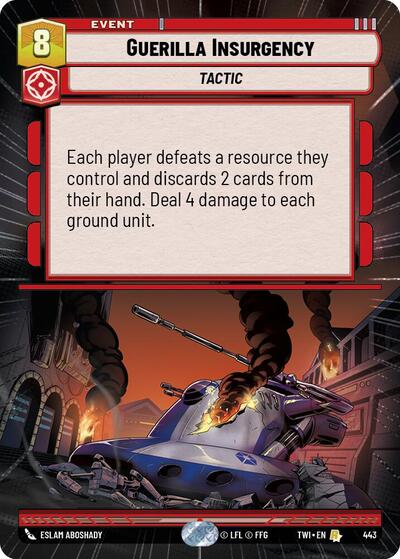 Guerilla Insurgency (Hyperspace) (Twilight of the Republic) Near Mint Foil