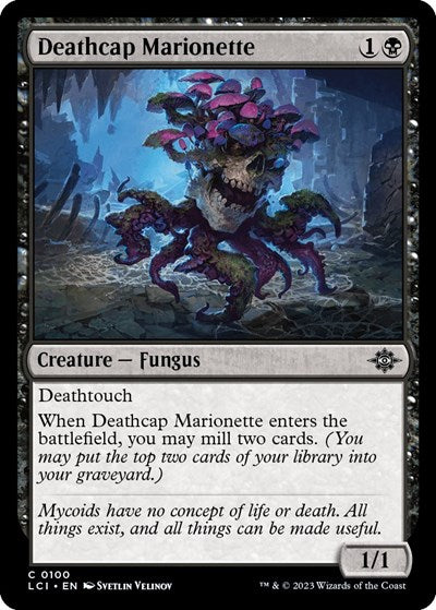 Deathcap Marionette (The Lost Caverns of Ixalan) Light Play Foil