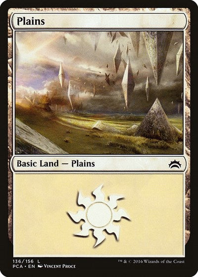 Plains (136) (Planechase Anthology) Light Play