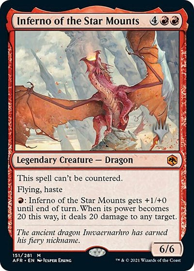 Inferno of the Star Mounts (Promo Pack: Adventures in the Forgotten Realms) Near Mint Foil