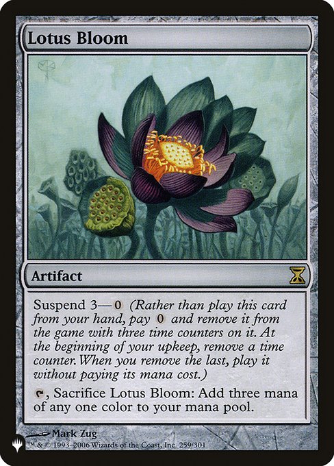 Lotus Bloom (The List) Near Mint