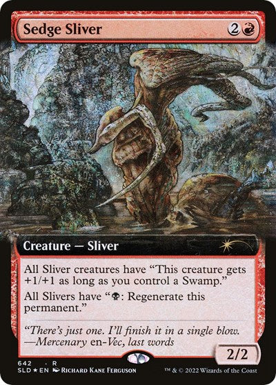 Sedge Sliver (Extended Art) (Secret Lair) Light Play Foil