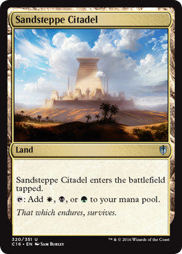 Sandsteppe Citadel (Commander 2016 Edition) Light Play