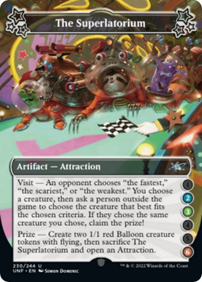 The Superlatorium (2-3-6) (Unfinity) Light Play Foil