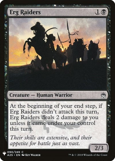 Erg Raiders (Mystery Booster) Light Play