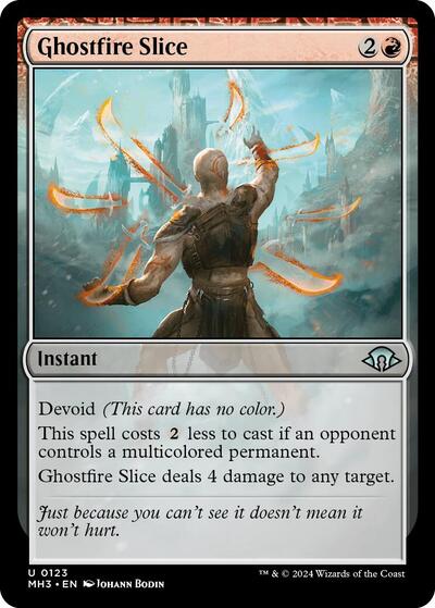 Ghostfire Slice (Modern Horizons 3) Near Mint