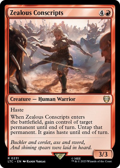 Zealous Conscripts (Commander: The Lord of the Rings: Tales of Middle-earth) Light Play