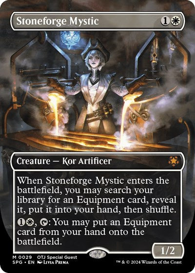Stoneforge Mystic (Borderless) (Special Guests) Near Mint Foil