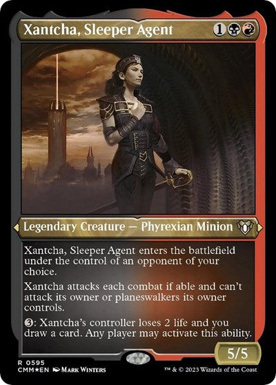 Xantcha, Sleeper Agent (Foil Etched) (Commander Masters) Near Mint Foil