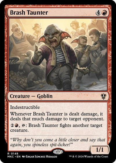 Brash Taunter (Commander: Murders at Karlov Manor) Near Mint