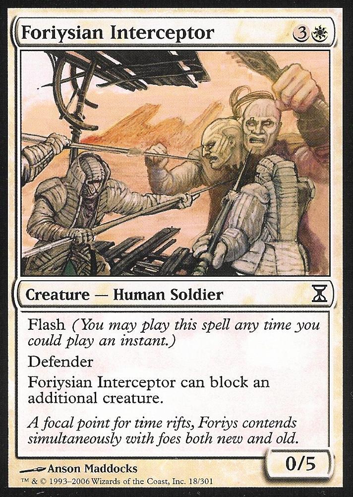 Foriysian Interceptor (Time Spiral) Light Play