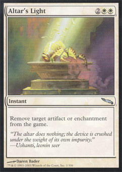 Altar's Light (Mirrodin) Medium Play Foil