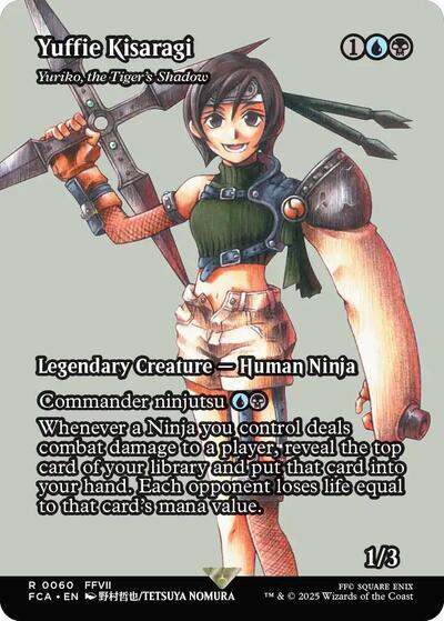 Yuffie Kisaragi - Yuriko, the Tiger's Shadow (Showcase) (Universes Beyond: FINAL FANTASY: Through the Ages) Light Play