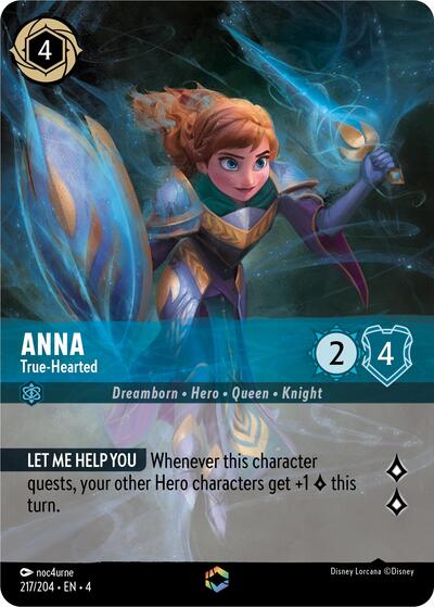 Anna - True-Hearted (Enchanted) (Ursula's Return) Near Mint Holofoil