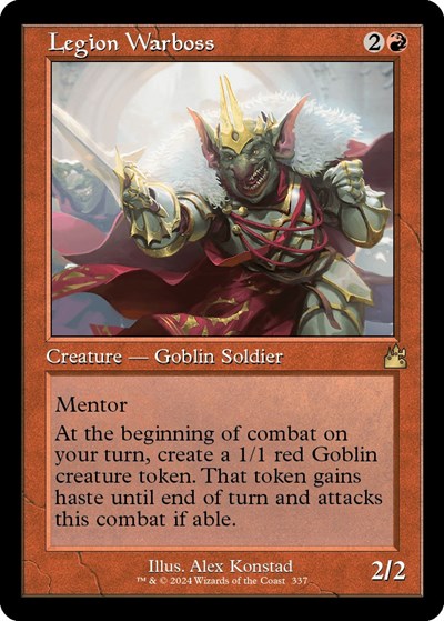 Legion Warboss (Retro Frame) (Ravnica Remastered) Medium Play
