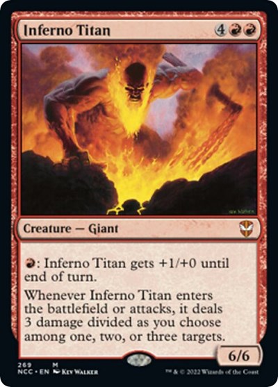 Inferno Titan (Commander: Streets of New Capenna) Light Play