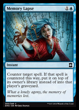 Memory Lapse (Eternal Masters) Near Mint Foil
