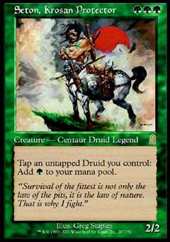 Seton, Krosan Protector (Odyssey) Light Play