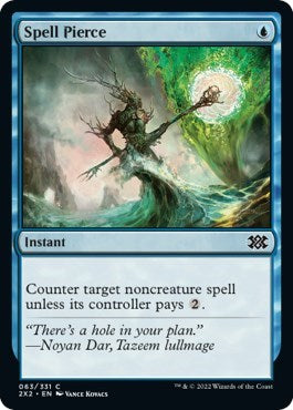 Spell Pierce (Double Masters 2022) Damaged / Poor