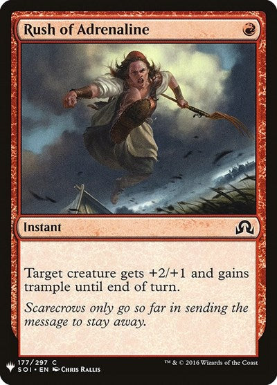 Rush of Adrenaline (Mystery Booster) Near Mint