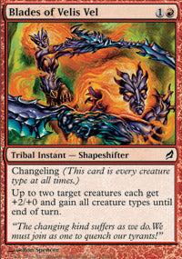 Blades of Velis Vel (Lorwyn) Light Play Foil