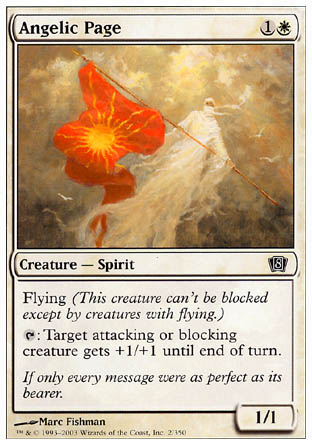 Angelic Page (8th Edition) Near Mint Foil