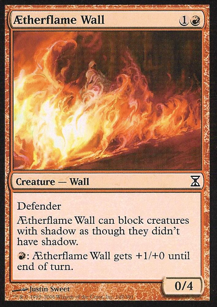 Aetherflame Wall (Time Spiral) Medium Play