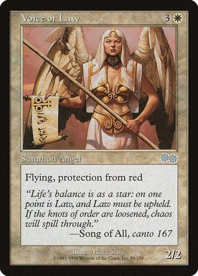 Voice of Law (Urza's Saga) Medium Play