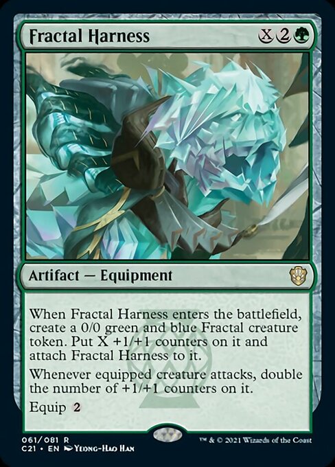 Fractal Harness (Commander 2021 Strixhaven) Medium Play