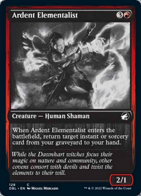 Ardent Elementalist (Innistrad: Double Feature) Medium Play Foil