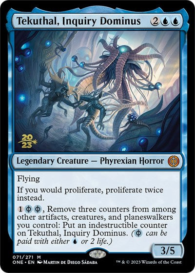 Tekuthal, Inquiry Dominus (Promos: Prerelease Cards) Light Play Foil