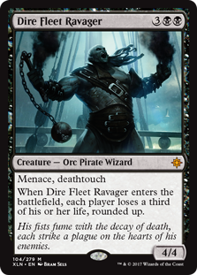 Dire Fleet Ravager (Ixalan) Light Play Foil