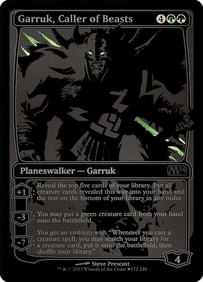 Garruk, Caller of Beasts (SDCC 2013 Exclusive) (Promos: Media) Light Play Foil
